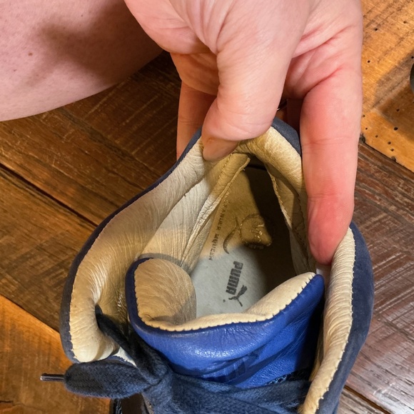 Rare Alexander McQueen x Puma MCQ Blue High Top Sneakers M 11 Designer Collab - Picture 13 of 16